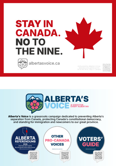 Alberta's Voice postcard preview